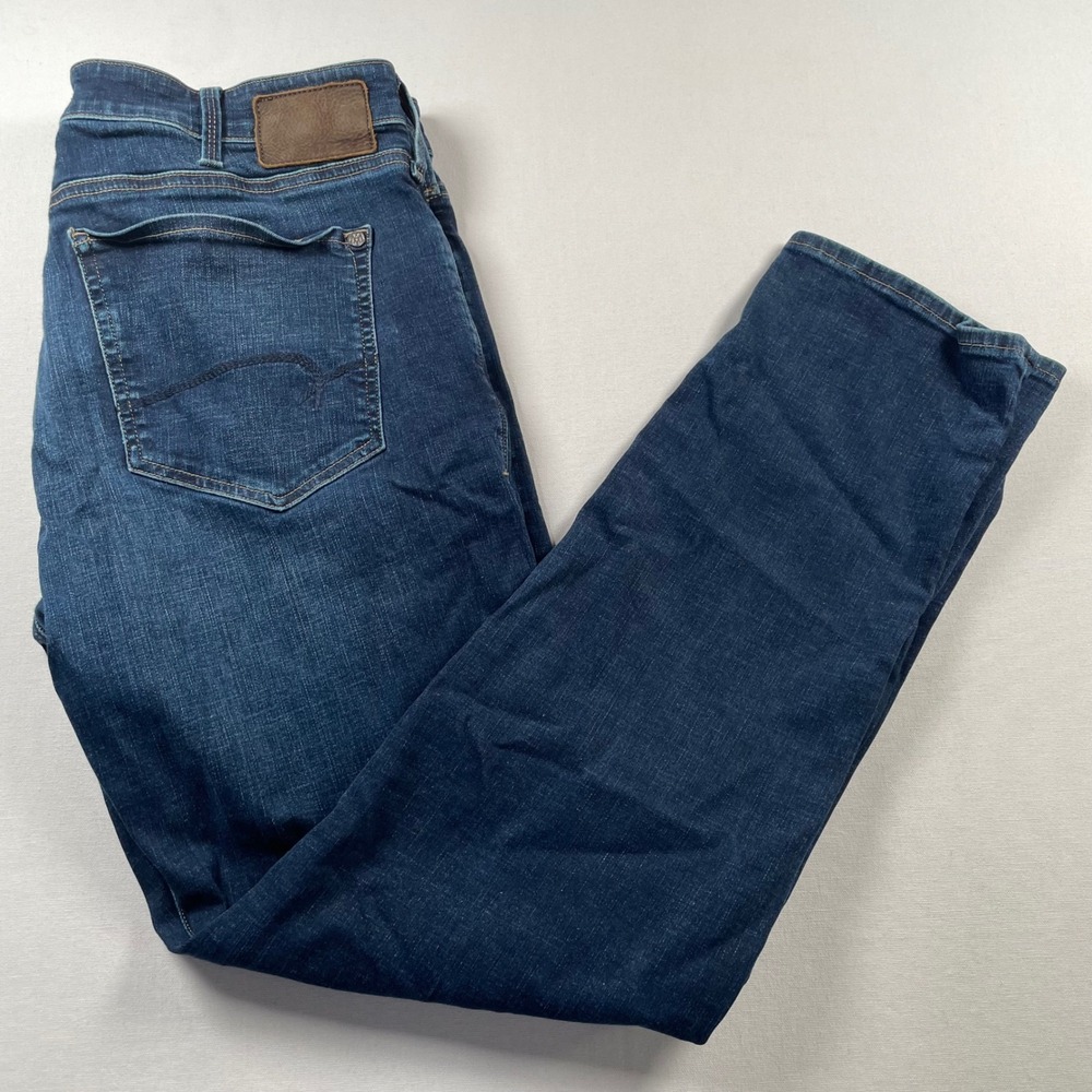 Mavi Jeans Jake Slim Leg Mens 38x32 Dark Wash Denim Blue Jeans R173016
